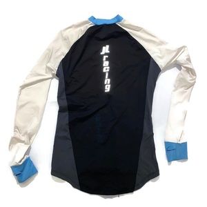 JL Racing long sleeve running/rowing/biking shirt w/ reflective detail, Medium